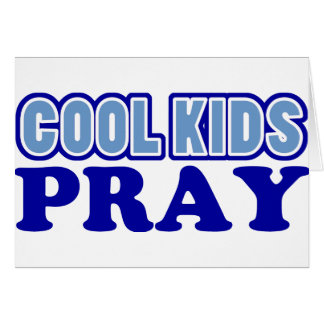 Coole Kinder beten (blau)