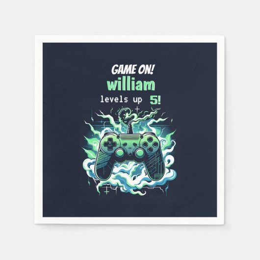 coole Kinder bis zum 5. Geburtstag Serviette (Vorderseite)