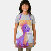 Coole Kinder Dinosaurier hinzufügen Schürze (Insitu)