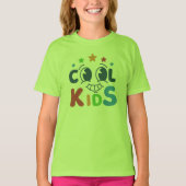 "Coole Kinder Grafischer T - Shirt - Spaß und stil (Vorderseite)