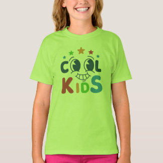 "Coole Kinder Grafischer T - Shirt - Spaß und stil