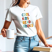 Coole Kinder lesen Bücher bunt Tri-Blend Shirt