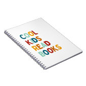 Coole Kinder lesen Bücher, helle Leserbriefe Notizblock (Rechte Seite)