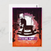 Coole Kinder Pop Holzrocken Spielzeug Postkarte (Vorne/Hinten)