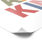 Coole Kinder sind nett Fotodruck (Ecke)