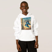 "Coole Kinder: Sneakers mit grafischem T-Shirt" Hoodie (Vorne ganz)