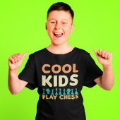 Coole Kinder spielen Schach-Fan-Geschenk für Schac T-Shirt