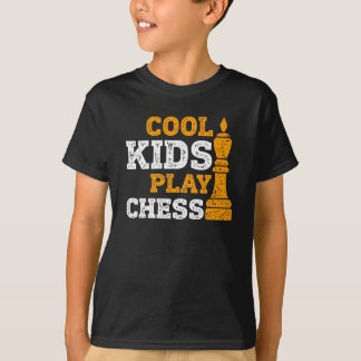 Coole Kinder spielen Schach-T - Shirt | Perfektes 