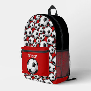 Coole Kinder unisex Fußball sport Bedruckter Rucksack