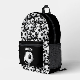 Coole Kinder unisex Fußball sport Bedruckter Rucksack