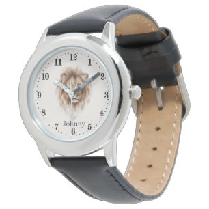 coole Kinder unisex Löwe Armbanduhr