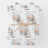 Coole Kindersonne auf Skateboard-Wrapping Sheets Geschenkpapier Set (Beispiel)