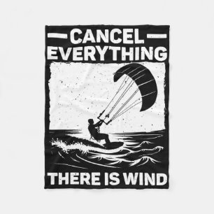 Coole Kitesurfing-Kunst für Männer Frauen Kite Sur Fleecedecke