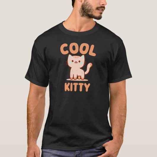 Coole Kitty T-Shirt (Vorderseite)