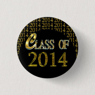 Coole Klasse von Gold 2014 u. von schwarzen Button
