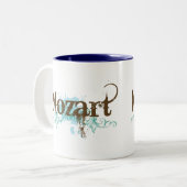 Coole klassische Mozart-Tasse Zweifarbige Tasse (Vorderseite Links)