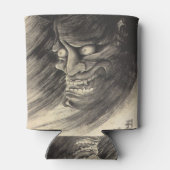 Coole klassische Vintage japanische Dämon-Tinte Ta Dosenkühler (Rückseite)