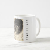 Coole klassische Vintage japanische Kaffeetasse (VorderseiteRechts)