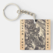 Coole klassische Vintage japanische Schlüsselanhänger (Vorderseite)