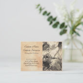 Coole klassische Vintage japanische Visitenkarte (Stehend Vorderseite)