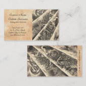 Coole klassische Vintage japanische Visitenkarte (Vorne/Hinten)