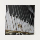 Coole Klavier Wandteppich (Vorderseite (Horizontal))
