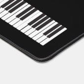 Coole Klaviertasten individuell anpassbarer Pianis Schreibtischunterlage (Ecke)