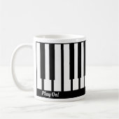 Coole Klaviertasten Kaffeetasse (Links)