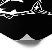 Coole Kleidung für Männer Frauen Kid Great White S Poster (Ecke)