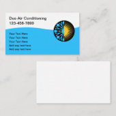 Coole Klimaanlage Moderne Visitenkarten Visitenkarte (Vorne/Hinten)