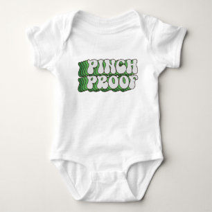 Coole kniffgeschützte Wortkunst zum St. Patrick's Baby Strampler