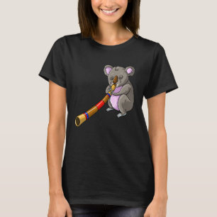 Coole Koala Spielen Didgeridoo Funny Bear Musica T-Shirt
