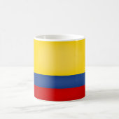 Coole kolumbianische Flagge Kaffeetasse (Mittel)