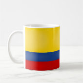 Coole kolumbianische Flagge Kaffeetasse (Links)