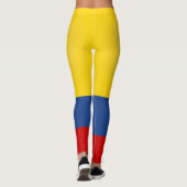 Coole kolumbianische Flagge Leggings (Rückseite)