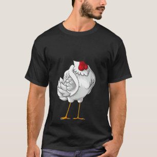 Coole kopflose Hühner-Halloween-Kostüme für Frauen T-Shirt