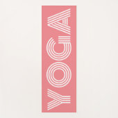 Coole Korallenpinkmatte für Trainings Yogamatte (Vorderseite)