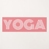 Coole Korallenpinkmatte für Trainings Yogamatte (Vorderseite (Horizontal))