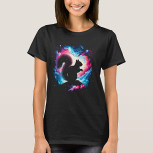 Coole Kosmische Eichhörnchen Galaxy Graphic Space T-Shirt