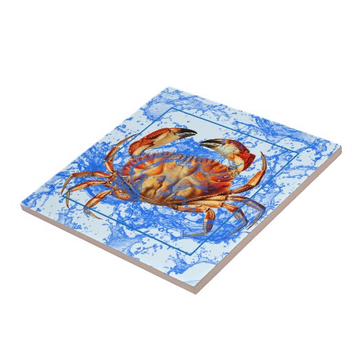 Coole Krabbe Fliese (Seite)