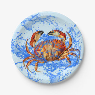 Coole Krabbe Pappteller