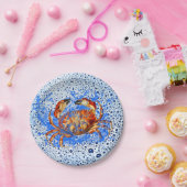 Coole Krabbe Pappteller (Party)