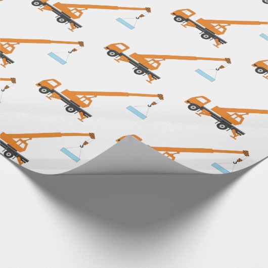 Coole Kran-Jungen-Geschenk-Idee Geschenkpapier (Ecke)