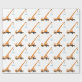 Coole Kran-Jungen-Geschenk-Idee Geschenkpapier (Flach)