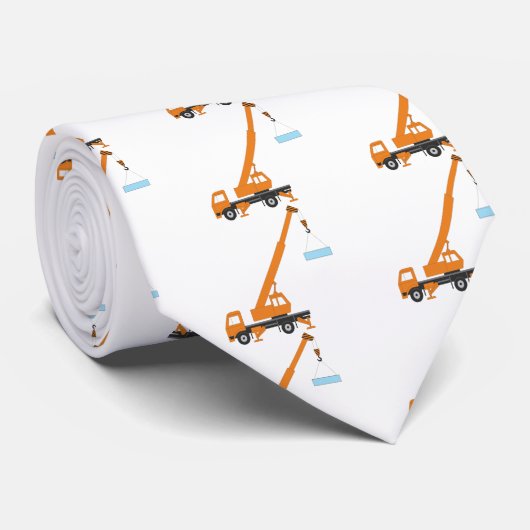 Coole Kran-Jungen-Geschenk-Idee Krawatte (Gerollt)