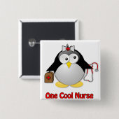 Coole Krankenschwester Button (Vorne & Hinten)