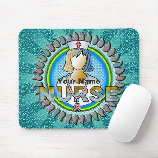 Coole Krankenschwester Mousepad (Mit Mouse)