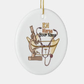Coole Krankenschwester RN Keramik Ornament (Rechts)