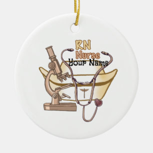 Coole Krankenschwester RN Keramik Ornament