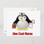 Coole Krankenversicherung Postkarte (Vorne/Hinten)